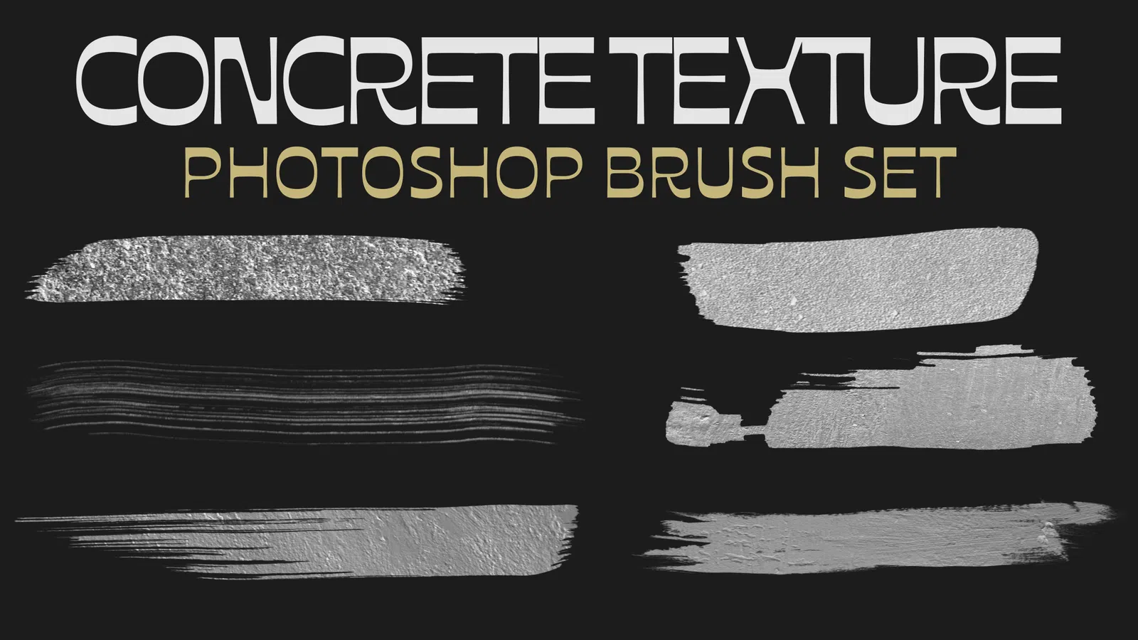 Concrete Texture Brushes Set preview