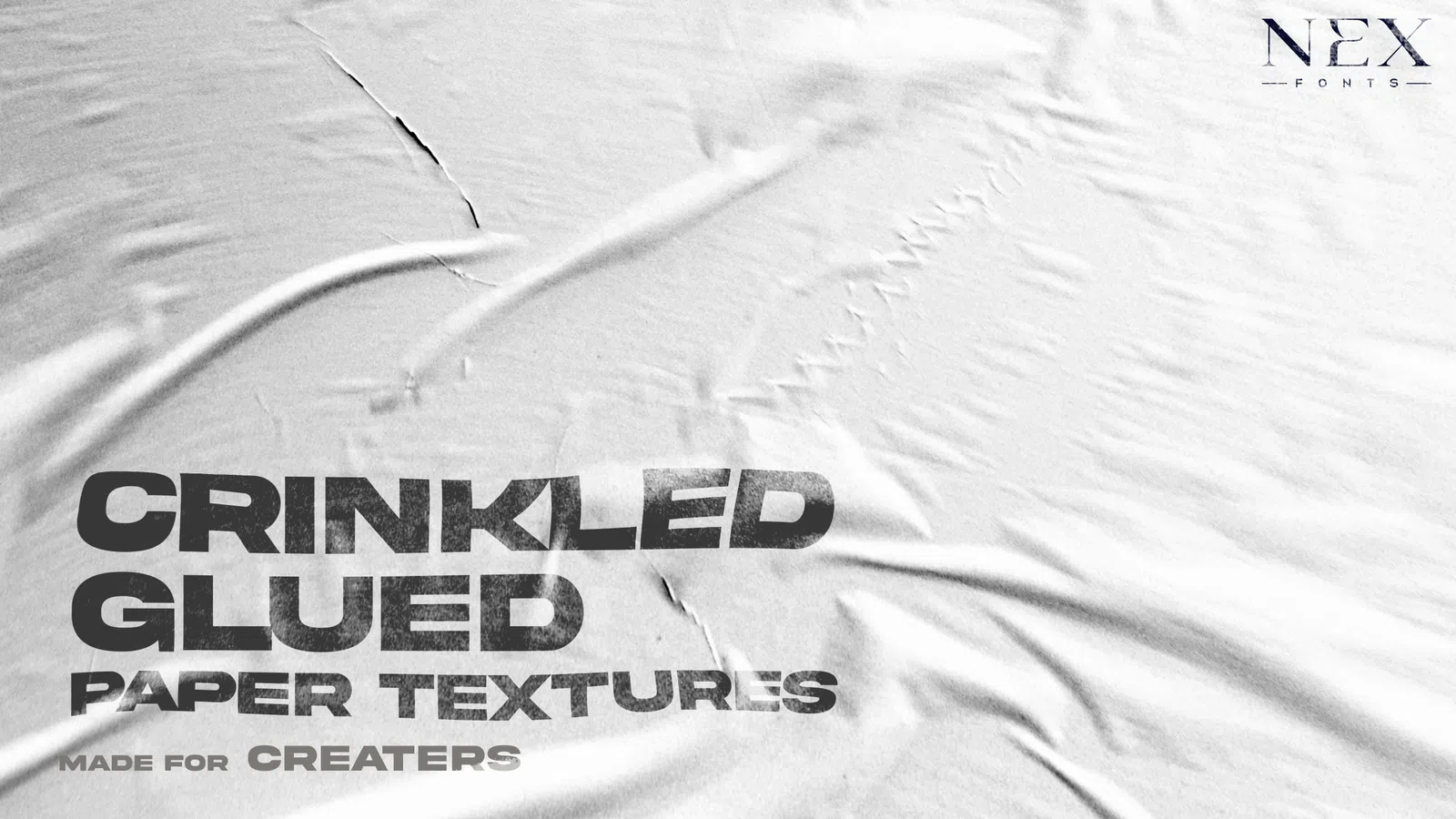 Crinkled Glued Paper Texture preview
