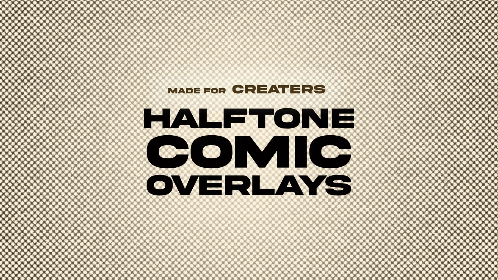 Halftone Comic Overlay Textures preview