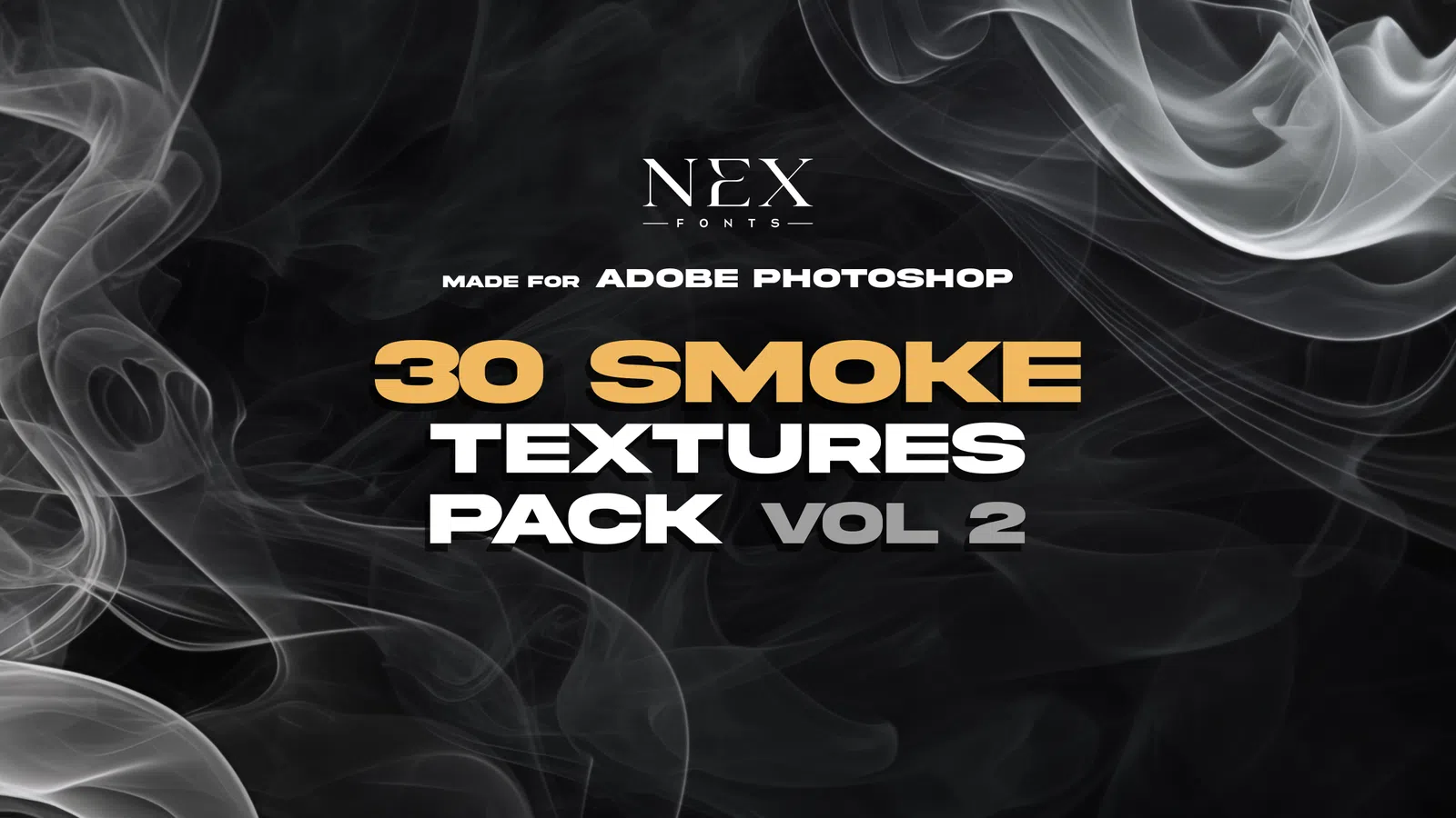 Smoke Textures Pack Vol. 2 preview showing the resource style and included visual treatment