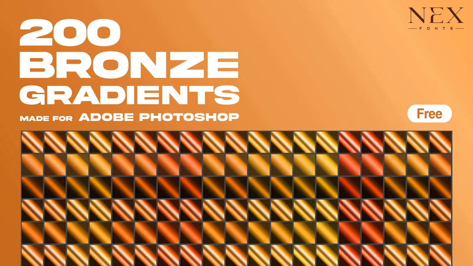 200 Bronze Gradients Pack preview