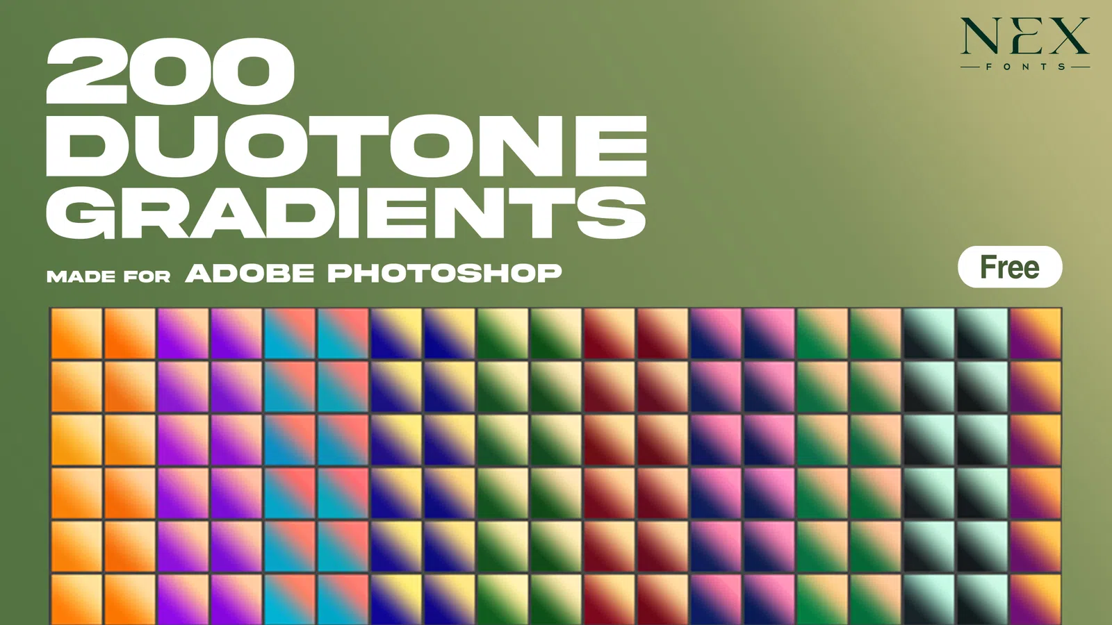 200 Duotone Gradients Pack preview