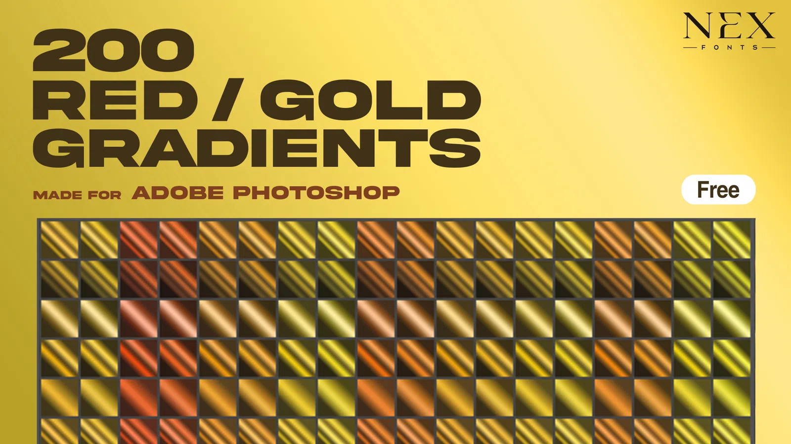 200 Red & Gold Gradients Pack preview