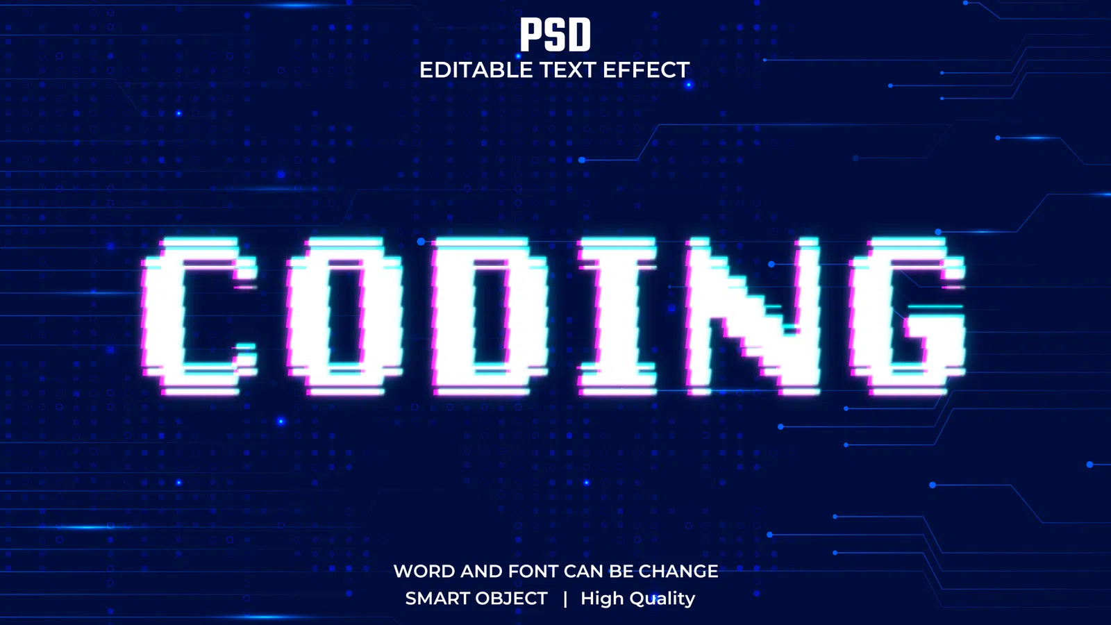 Coding Glitch Text Effect preview