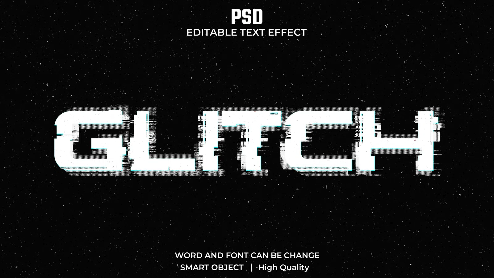 Glitch Gaming Text Effect preview