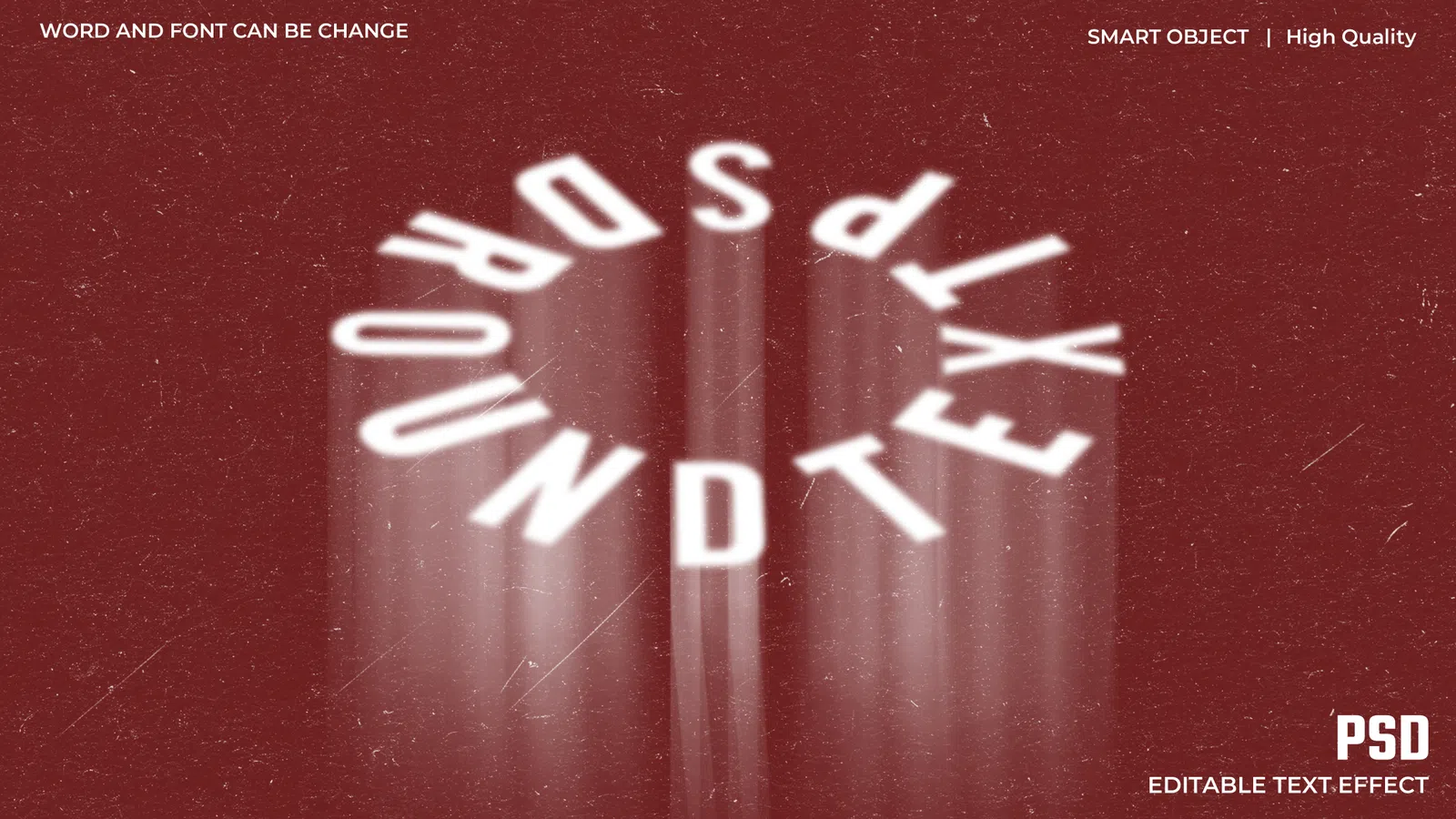 Round Circle Text Effect preview